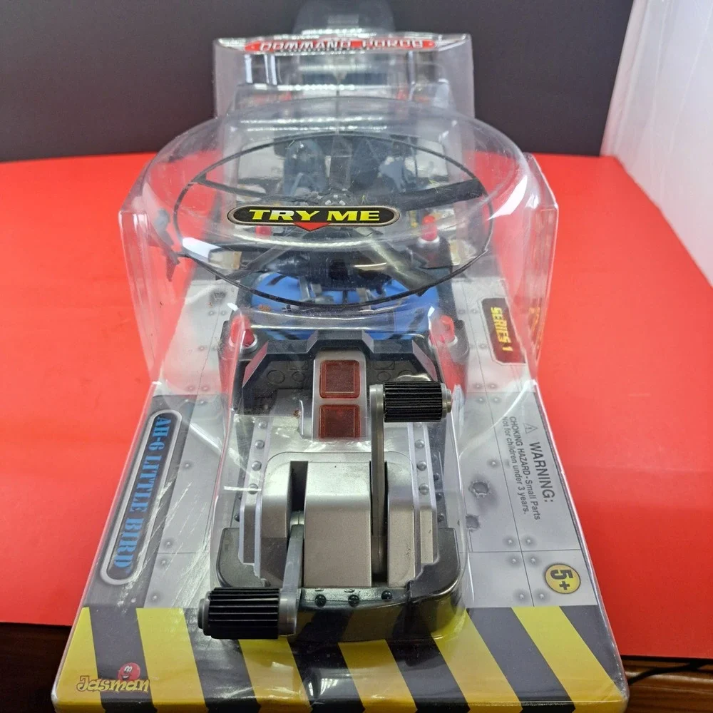Jasman Command Force Chopper AH-6 Little Bird Black New Open Box